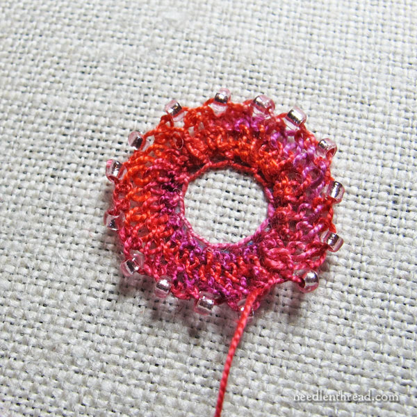 Embroidery Stitch: Beaded Clump!