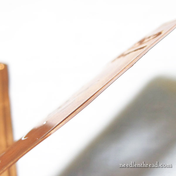Copper monogram stencils for hand embroidery