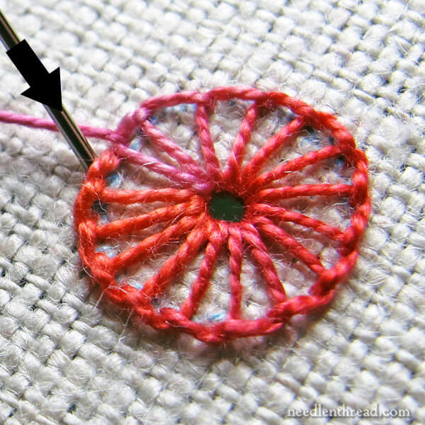 Stitch Fun! Lacy Buttonhole Wheel Eyelet