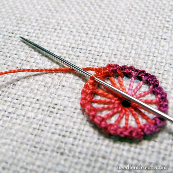 Stitch Fun! Lacy Buttonhole Wheel Eyelet