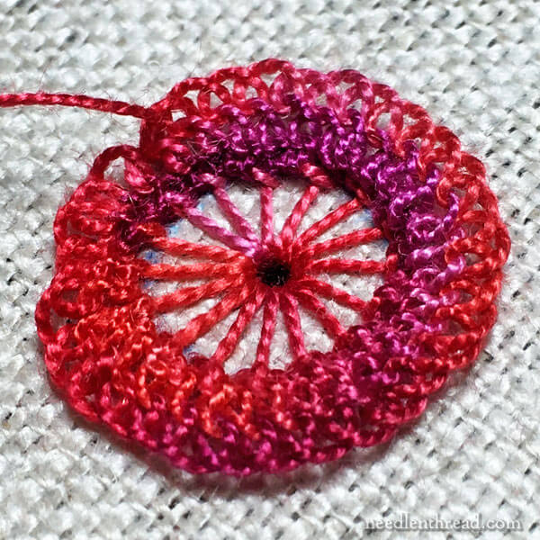Stitch Fun! Lacy Buttonhole Wheel Eyelet