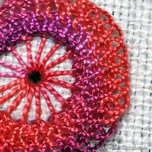 Stitch Fun! Lacy Buttonhole Wheel Eyelet