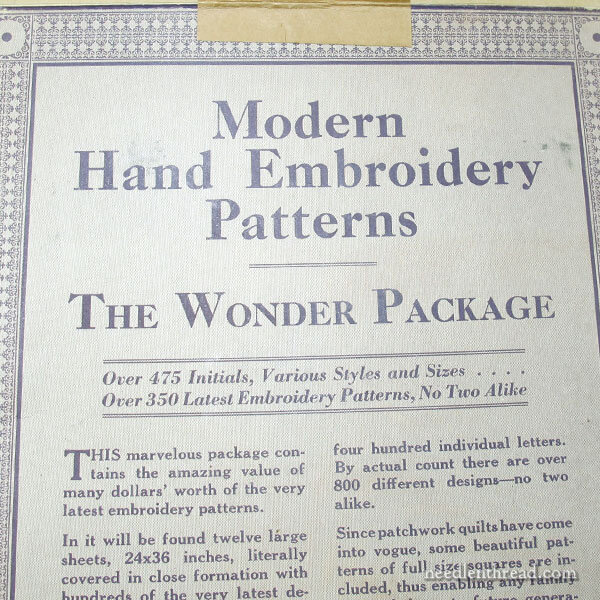 Transfer Vintage Embroidery Patterns - Vintage Living, Modern Life