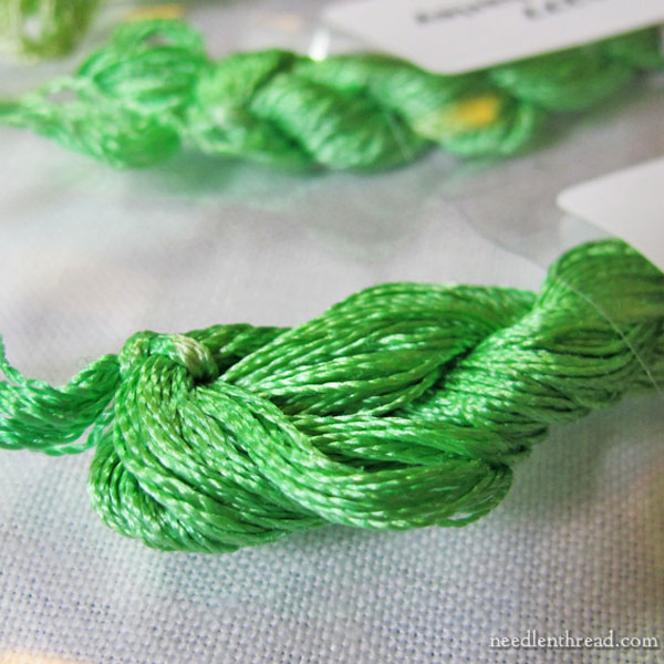 How to prepare silk thread for embroidery 