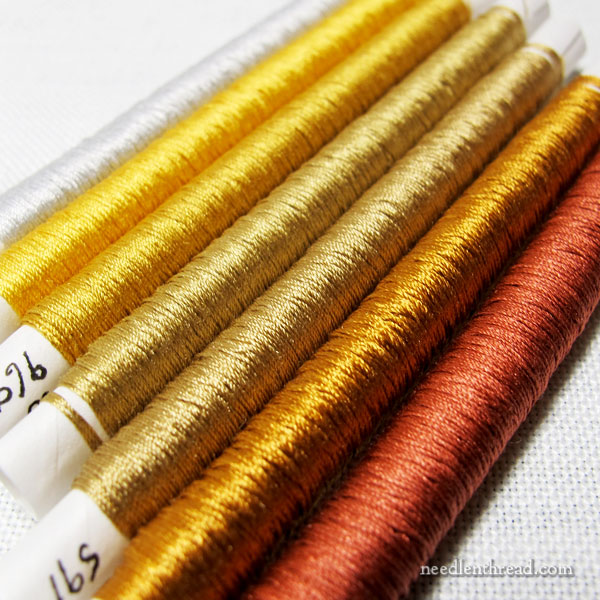 Yellow Wool Silk Embroidery Thread