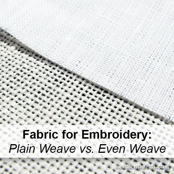 Combining Fabric Weaves and Weights - Threads