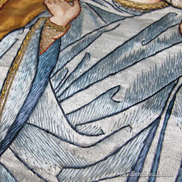 Salvaging ecclesiastical embroidery