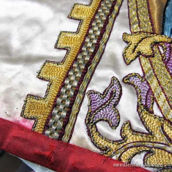 Salvaging ecclesiastical embroidery