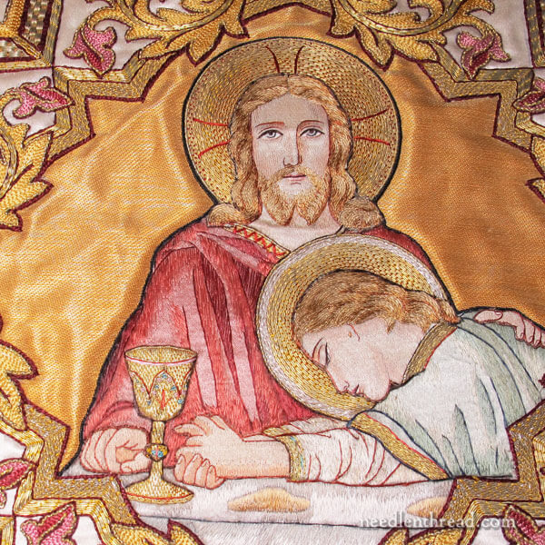 Salvaging ecclesiastical embroidery