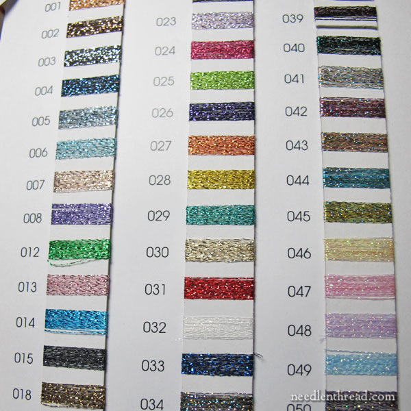 Au Ver A Soie Color Chart