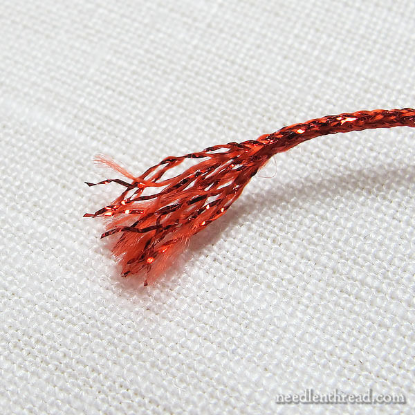 6 Tips for Using Metallic Hand Embroidery Thread