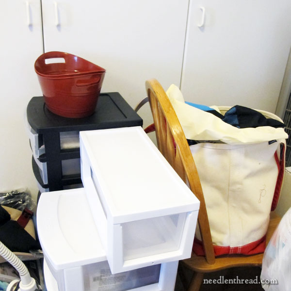 My Embroidery Workroom - Not the Dream, but It Works