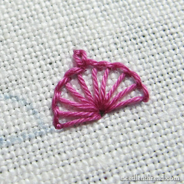 Stitch Fun: Embroidery Scallops with Picots