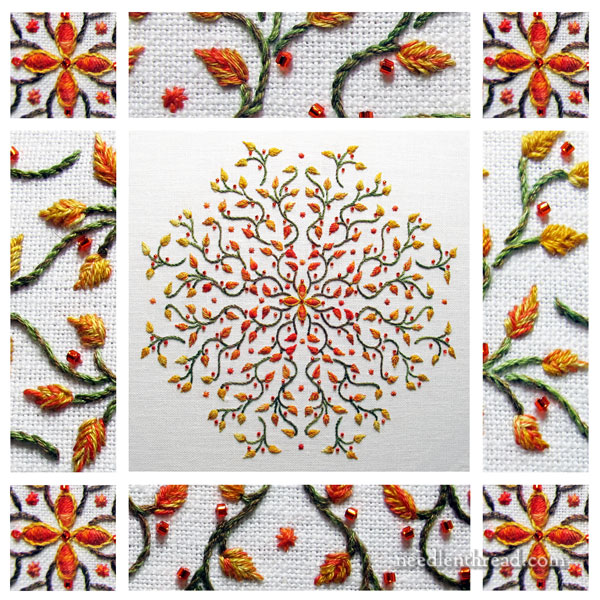 Octoberfest: An Embroidered Kaleidoscope