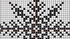 Small Snowflake Cross Stitch Pattern