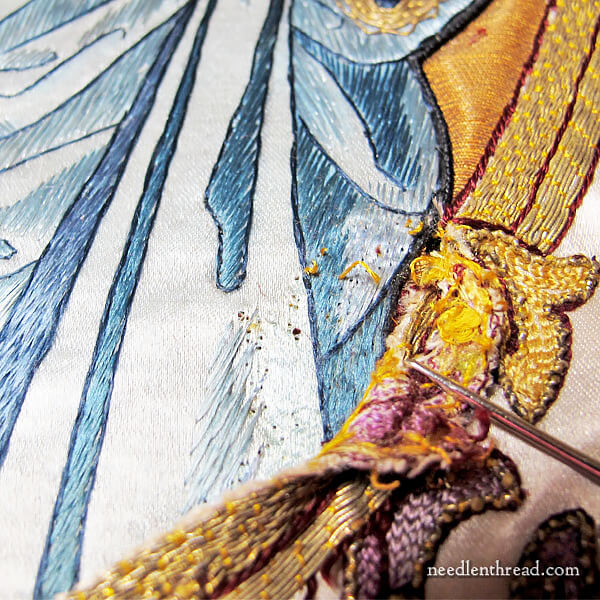 Figure Embroidery on Church Vestments - Repair and Replace