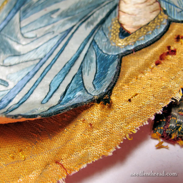 Figure Embroidery on Church Vestments - Repair and Replace