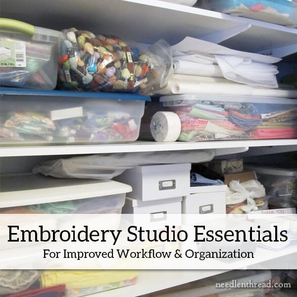 Embroidery Studio Essentials for Organization and Workflow