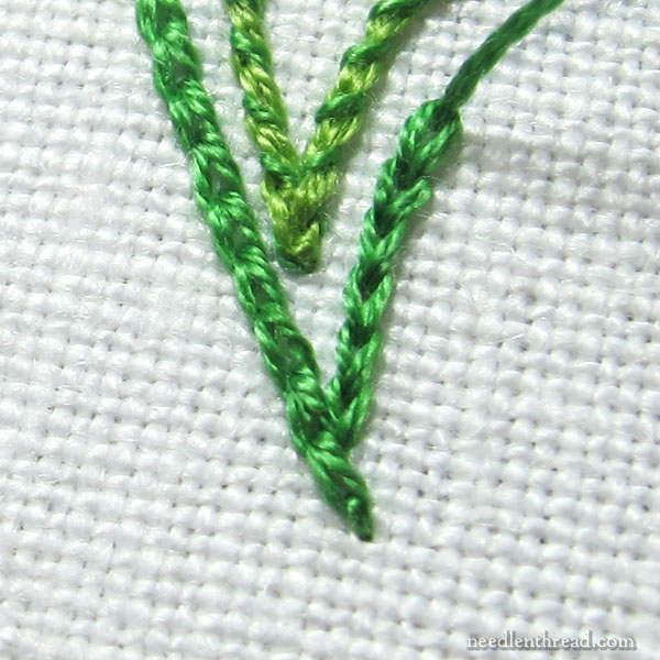 Embroidery Stitch Tips: Chain Stitch Points & Order of Stitching