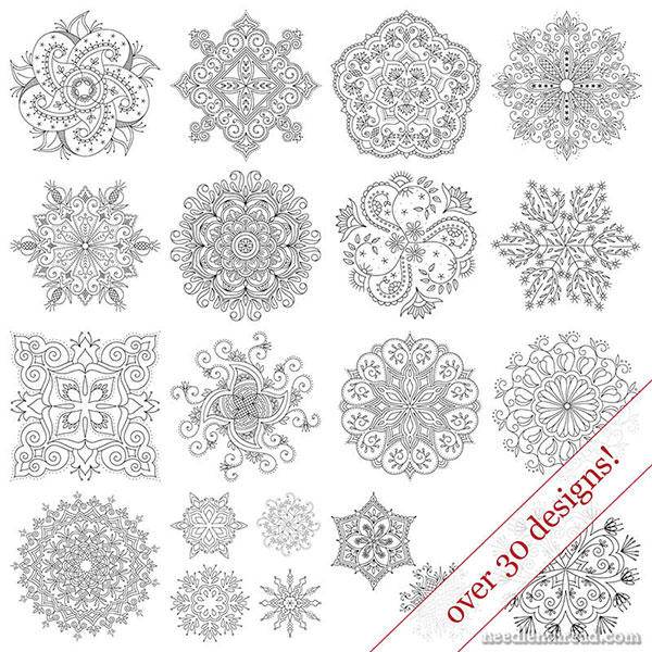 Favorite Kaleidoscopes: Embroidery Pattern E-Book