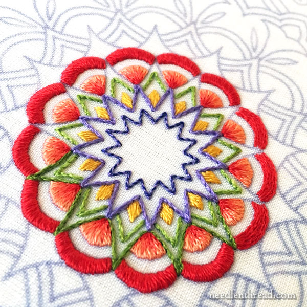 Tulip Festival: A Hand Embroidered Kaleidoscope Step-by-Step - getting started