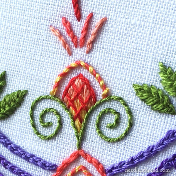Tulip Festival Embroidered Kaleidoscope, Part IV
