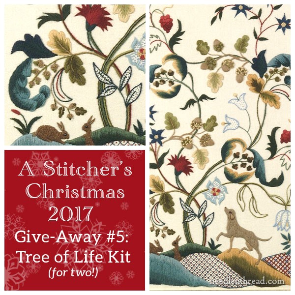 Give-Away #5: Tree of Life Crewel Work Kit – for two