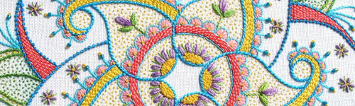 Birthday Bash embroidered kaleidoscope
