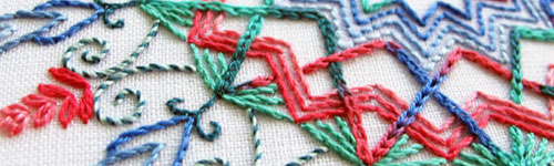 Coloris Kaleidoscope Embroidery Project