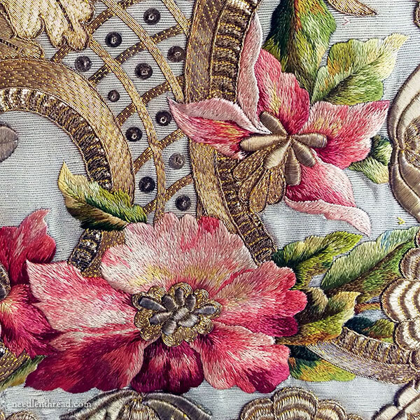Silk Roses and Goldwork: Ecclesiastical Embroidery on chasuble