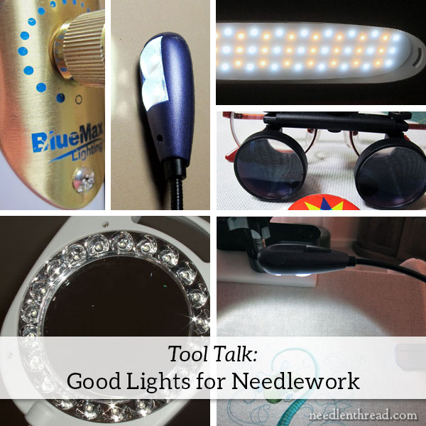 Lighting solutions for needlework