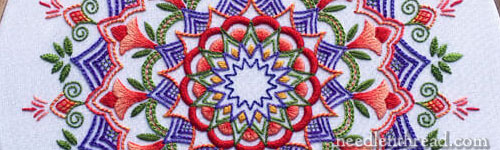 Tulip Festival Embroidered Kaleidoscope