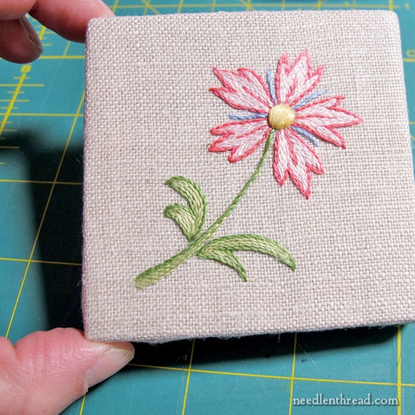 How to Display Embroidery Projects