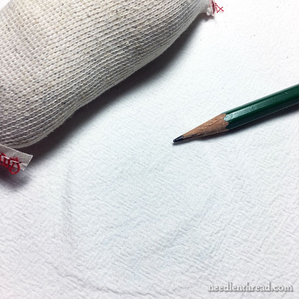 Removing Pencil Mistakes from Fabric