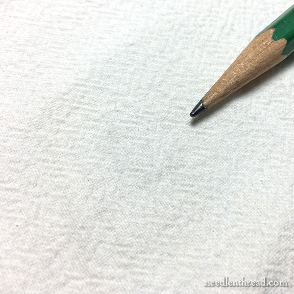 Removing Pencil Mistakes from Fabric