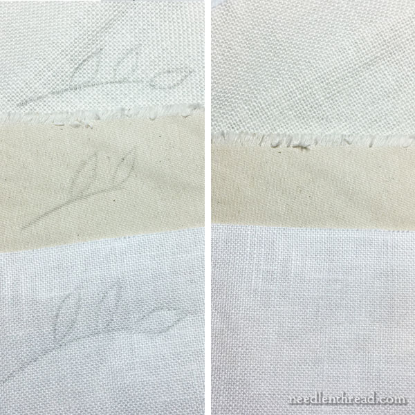 Removing Pencil Mistakes from Fabric