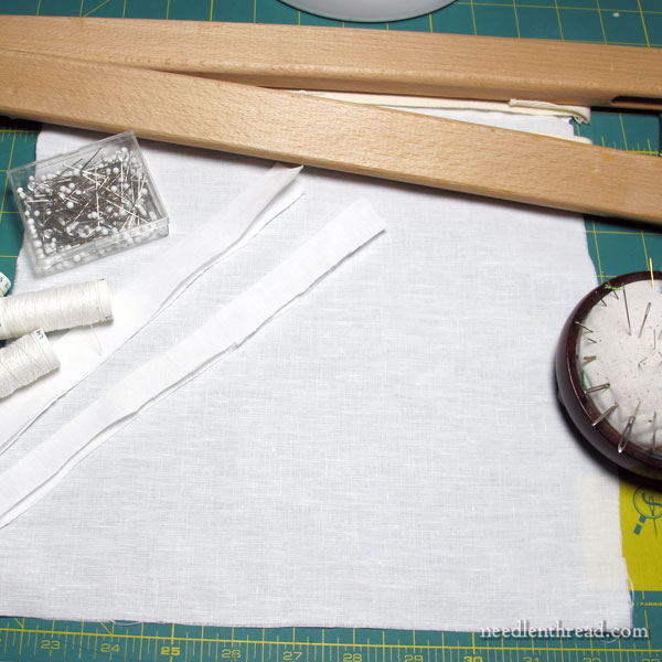 Setting up a Slate Frame for Goldwork