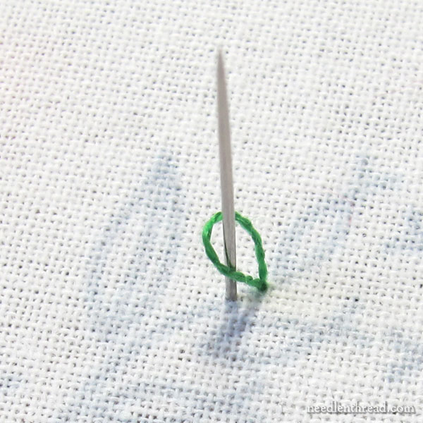 Starting and Ending Embroidery without Using a Knot