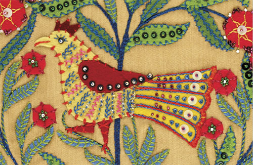 Embroidered Treasures: Birds