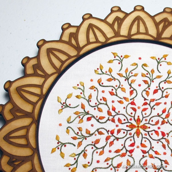 Decorative Hoop Frames for Embroidery Display