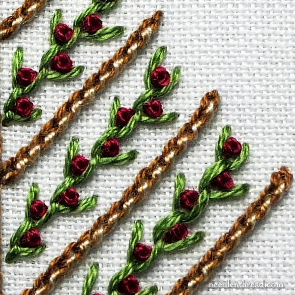 Twelve Trees for Christmas - Easy Small Embroidery for the Holidays