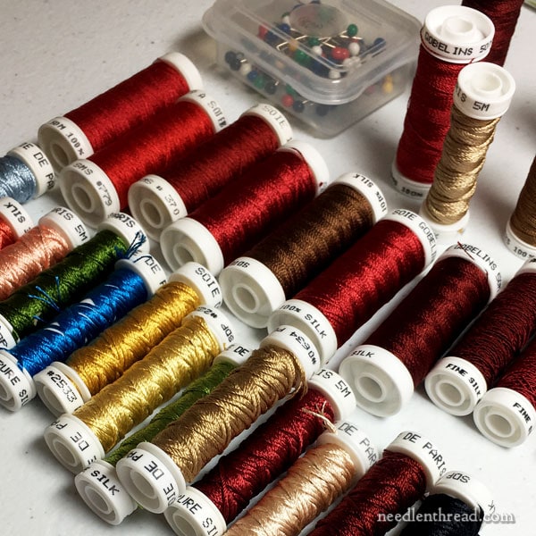 Silk Embroidery Threads: color choices for smalls