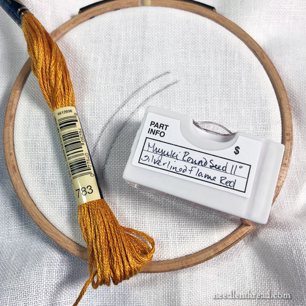 Stitch Fun Tutorial: Beaded Braid Stitch in Embroidery, version 1.0