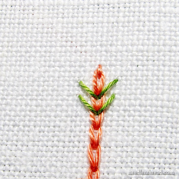 Stitch Fun Tutorial: Mock Wheatear Stitch