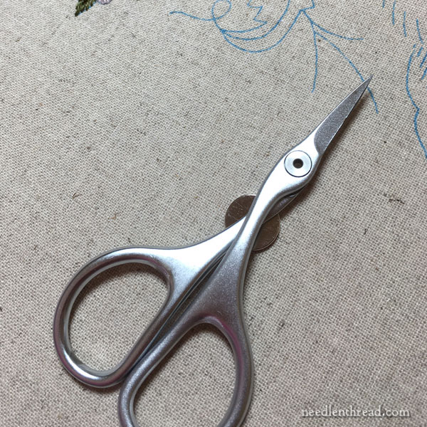 Straight Blade Embroidery  Machine Scissors+Serrated Tweezers/crafts/Dressmaking