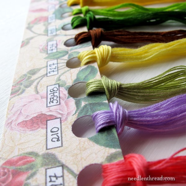DIY Thread Keeps for Embroidery Threads