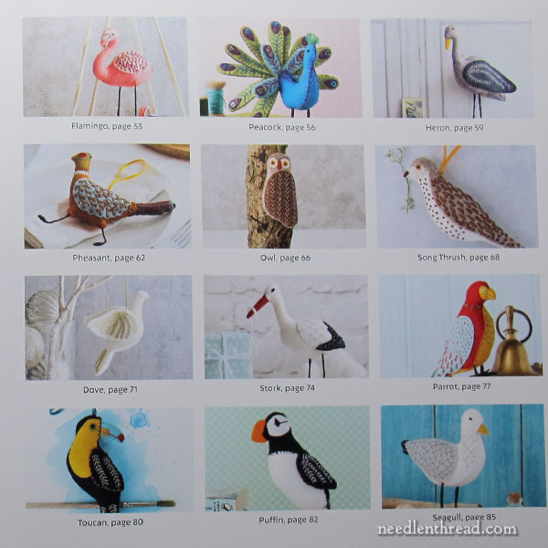 Folk Embroidered Felt Birds – Book Review –