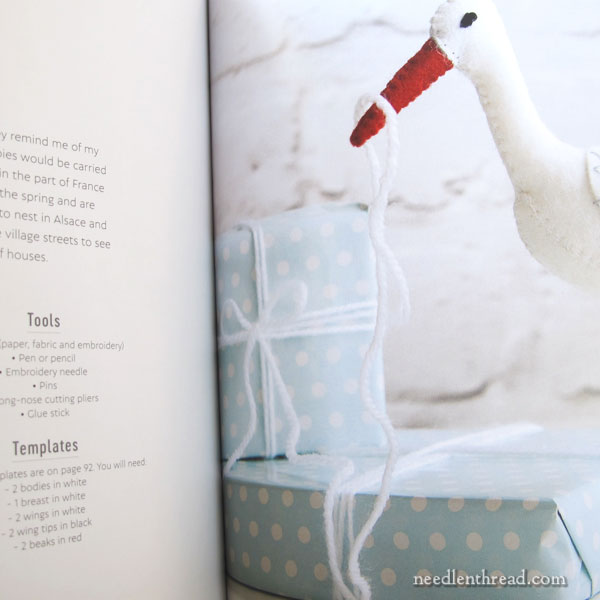 Folk Embroidered Felt Birds by Corinne Lapierre - book review
