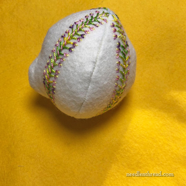 Felt and Embroidery - Easter Egg Failure