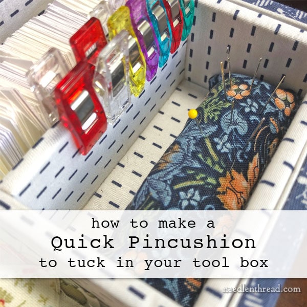 DIY Pins and Needle Storage 